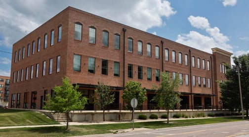 The Geonetric Building, 415 12th Ave. SE in Cedar Rapids is home to NewBoCo.