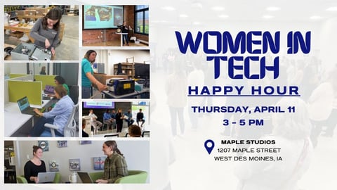 women in tech happy hour april 2024